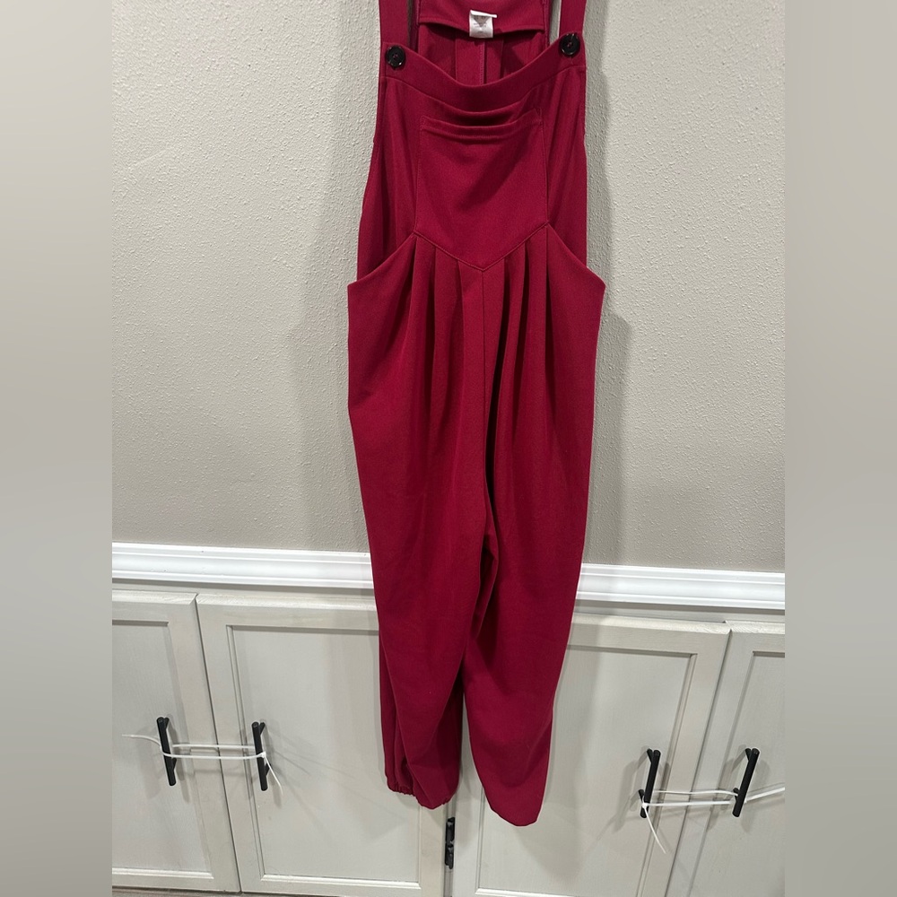Halara Women’s Pocket Waffle Casual Jogger Overalls - Picture 10 of 14